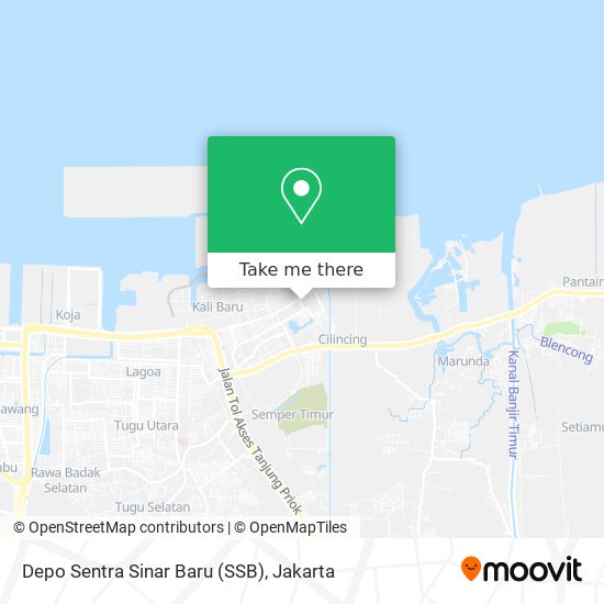 Depo Sentra Sinar Baru (SSB) map