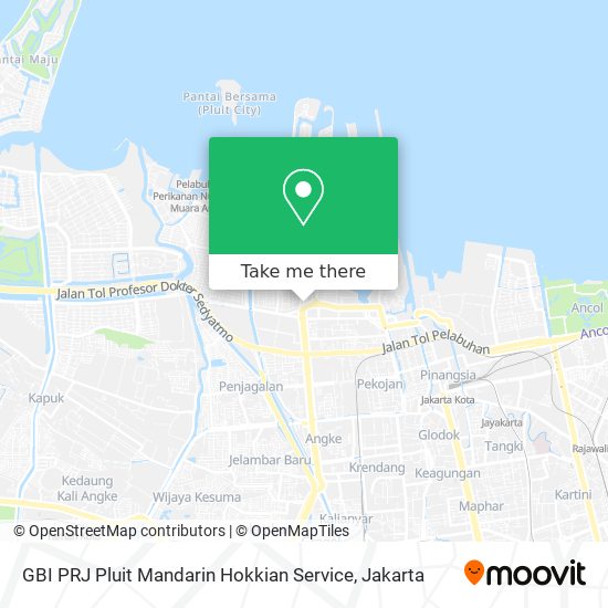 GBI PRJ Pluit Mandarin Hokkian Service map