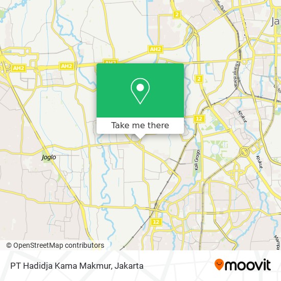 PT Hadidja Kama Makmur map