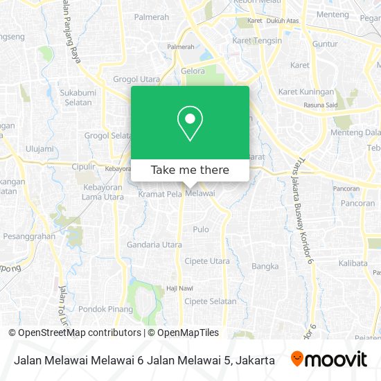 Jalan Melawai Melawai 6 Jalan Melawai 5 map