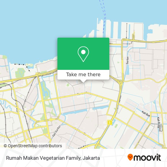 Rumah Makan Vegetarian Family map