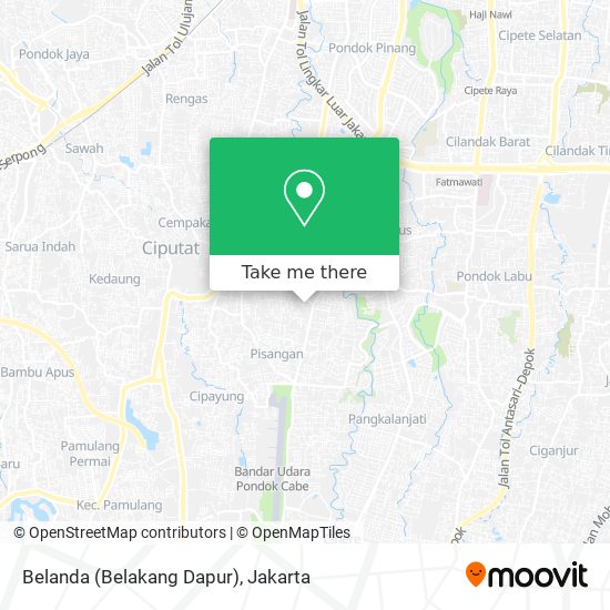 Belanda (Belakang Dapur) map