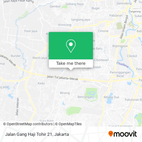 Jalan Gang Haji Tohir 21 map
