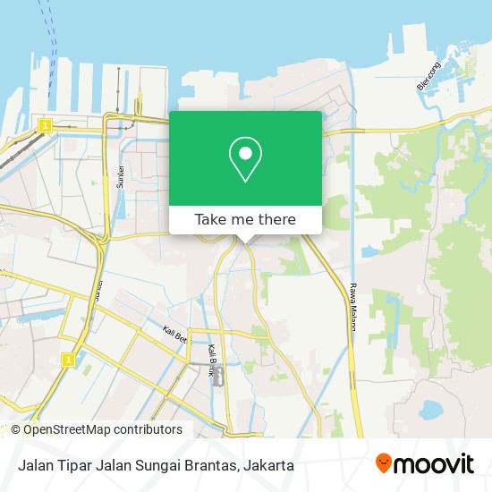 Jalan Tipar Jalan Sungai Brantas map