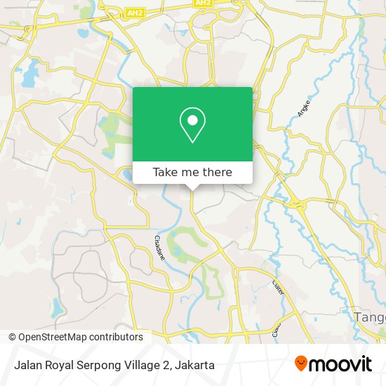 Jalan Royal Serpong Village 2 map