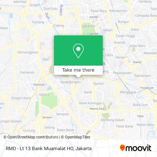 RMD - Lt 13 Bank Muamalat HO map