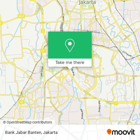 Bank Jabar Banten map