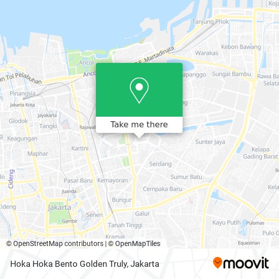 Hoka Hoka Bento Golden Truly map