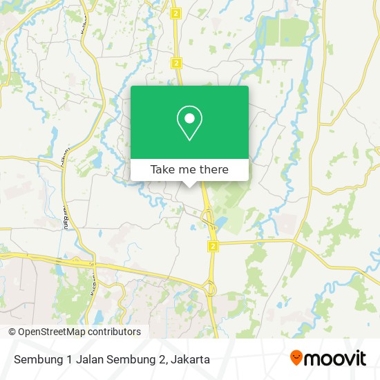 Sembung 1 Jalan Sembung 2 map