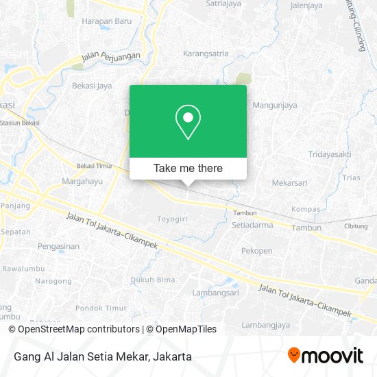Gang Al Jalan Setia Mekar map