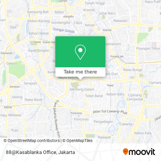 88@Kasablanka Office map