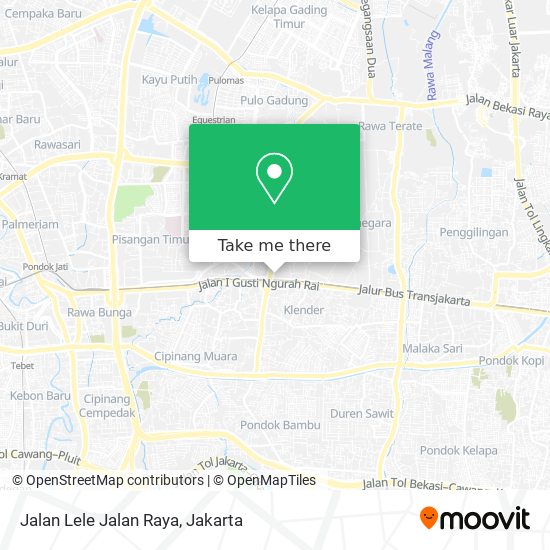 Jalan Lele Jalan Raya map