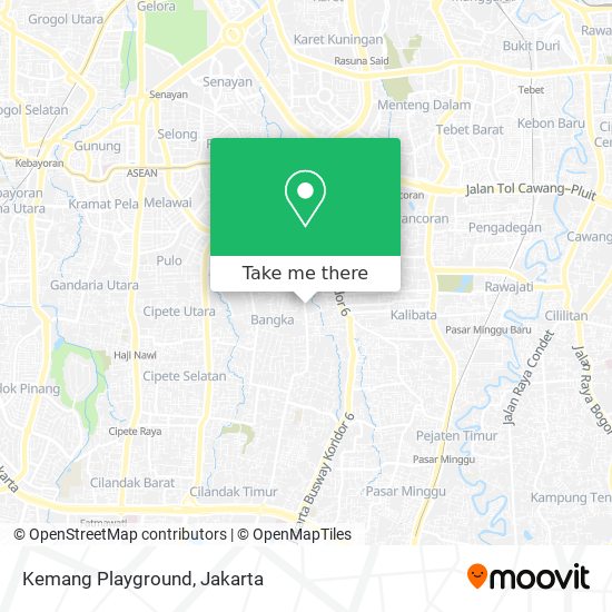 Kemang Playground map