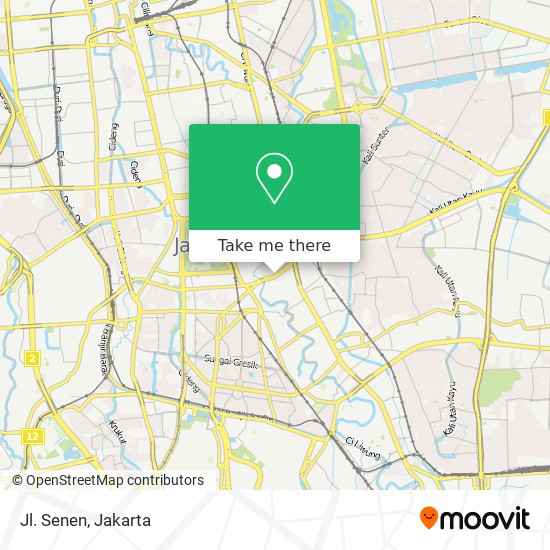 Jl. Senen map