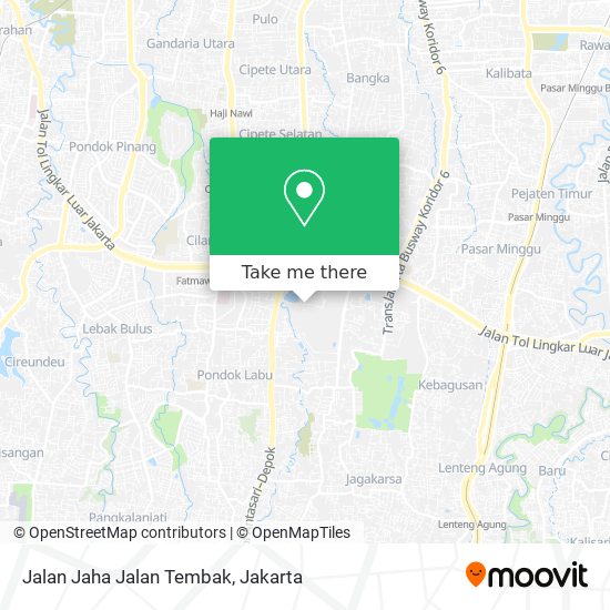 Jalan Jaha Jalan Tembak map