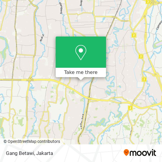 Gang Betawi map