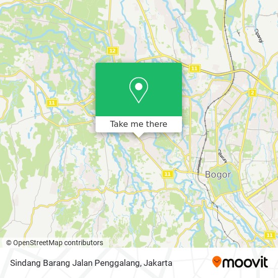 Sindang Barang Jalan Penggalang map