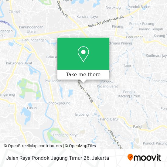 Jalan Raya Pondok Jagung Timur 26 map