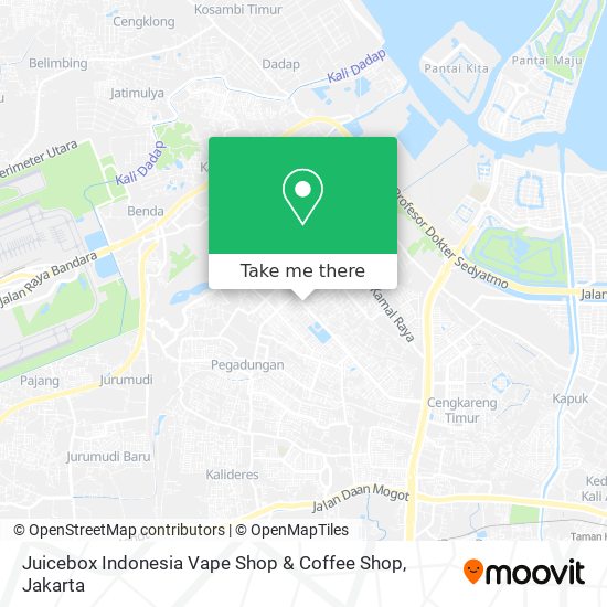 Juicebox Indonesia Vape Shop & Coffee Shop map