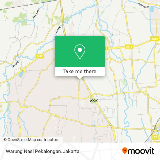 Warung Nasi Pekalongan map