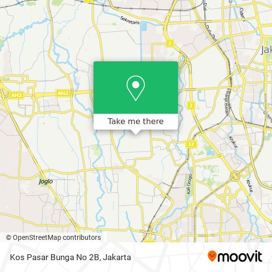 Kos Pasar Bunga No 2B map