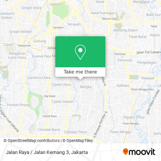 Jalan Raya / Jalan Kemang 3 map