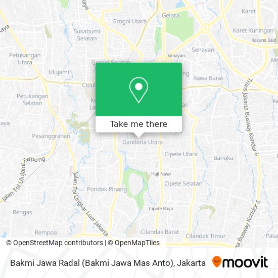 Bakmi Jawa Radal (Bakmi Jawa Mas Anto) map