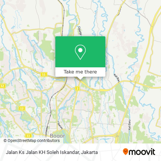 Jalan Ks Jalan KH Soleh Iskandar map