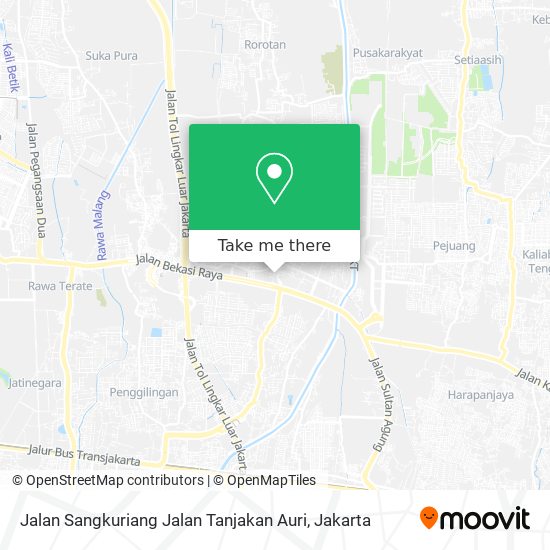 Jalan Sangkuriang Jalan Tanjakan Auri map
