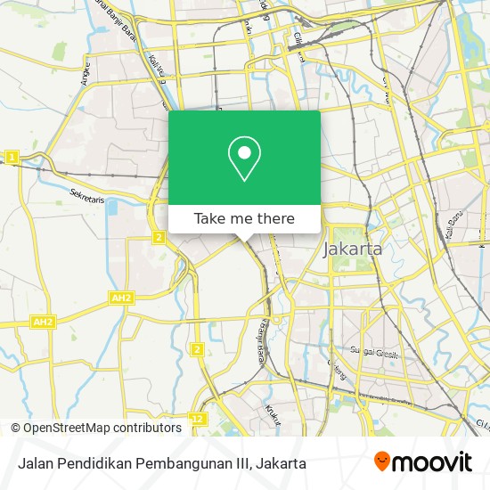 Jalan Pendidikan Pembangunan III map