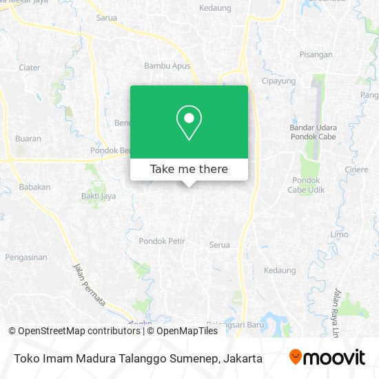 Toko Imam Madura Talanggo Sumenep map