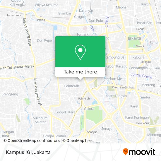 Kampus IGI map