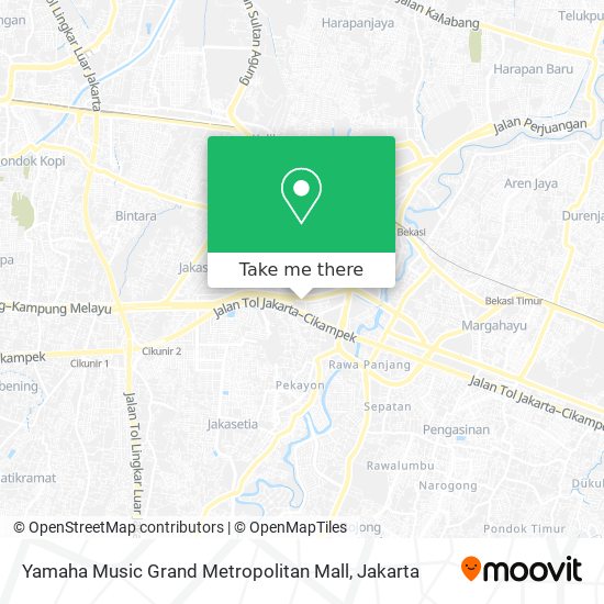 Yamaha Music Grand Metropolitan Mall map