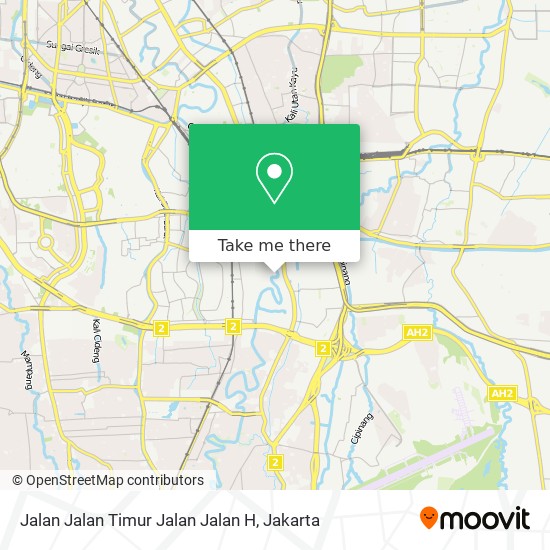 Jalan Jalan Timur Jalan Jalan H map