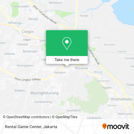 Rental Game Center map