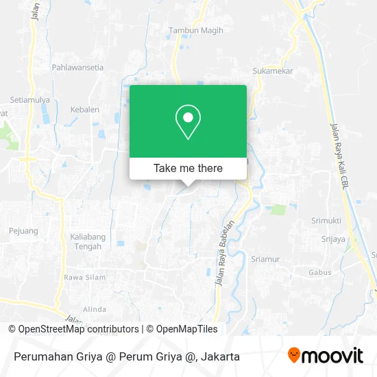 Perumahan Griya @ Perum Griya @, Babelan map