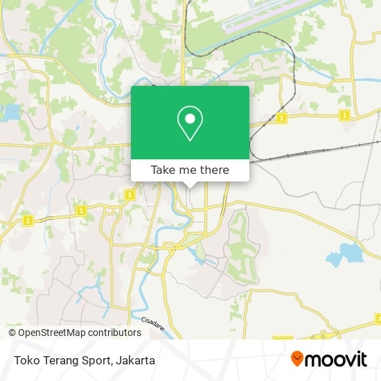 Toko Terang Sport map