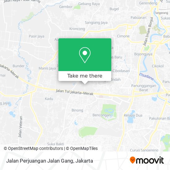 Jalan Perjuangan Jalan Gang map