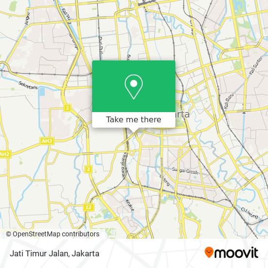 Jati Timur Jalan map