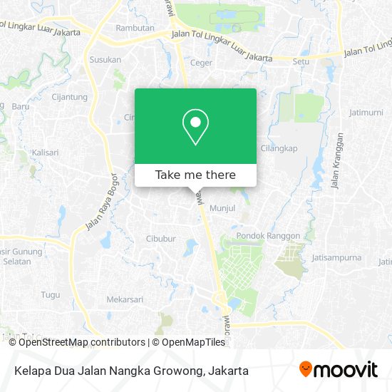 Kelapa Dua Jalan Nangka Growong map