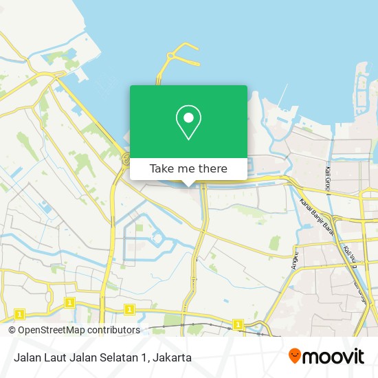 Jalan Laut Jalan Selatan 1 map