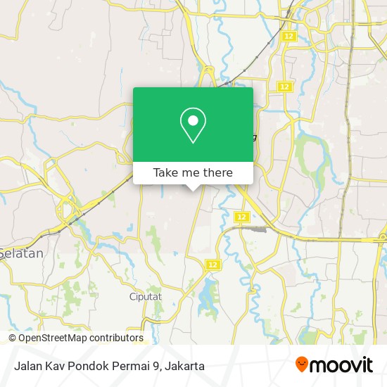 Jalan Kav Pondok Permai 9 map