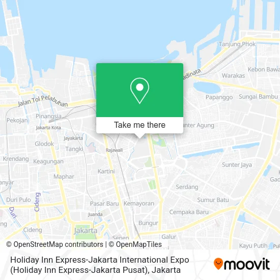 Holiday Inn Express-Jakarta International Expo (Holiday Inn Express-Jakarta Pusat) map