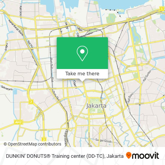 DUNKIN' DONUTS® Training center (DD-TC) map