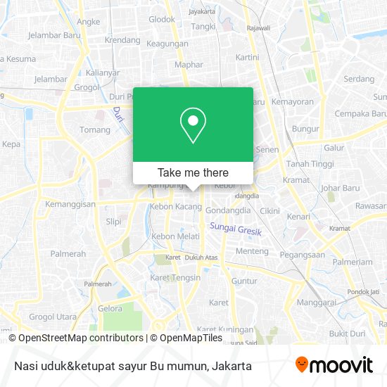 Nasi uduk&ketupat sayur Bu mumun map