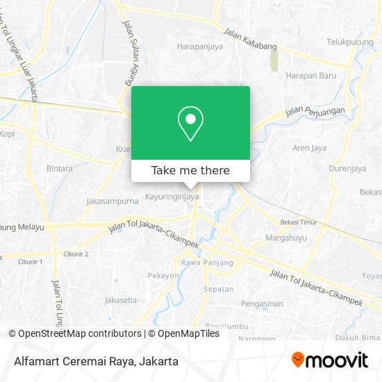 Alfamart Ceremai Raya map