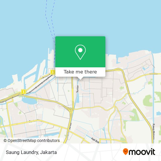 Saung Laundry map