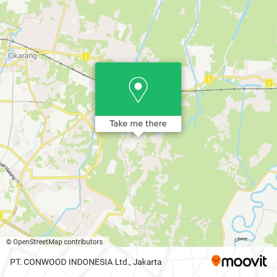 PT. CONWOOD INDONESIA Ltd. map