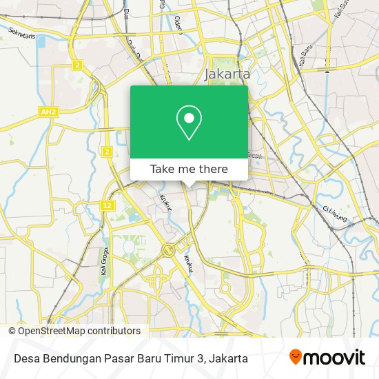 Desa Bendungan Pasar Baru Timur 3 map