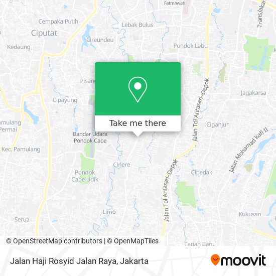 Jalan Haji Rosyid Jalan Raya map